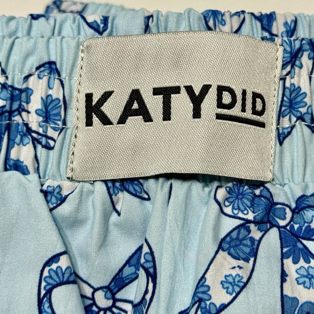 Katydid TOILE COQUETTE BOWS BOXERS Women’s Size XL Light Blue Cotton Shorts NWT - Picture 4 of 7